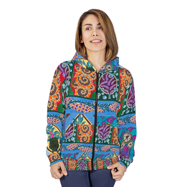 Floral Design by Emile-Alain Séguy Zip Hoodie (AOP)