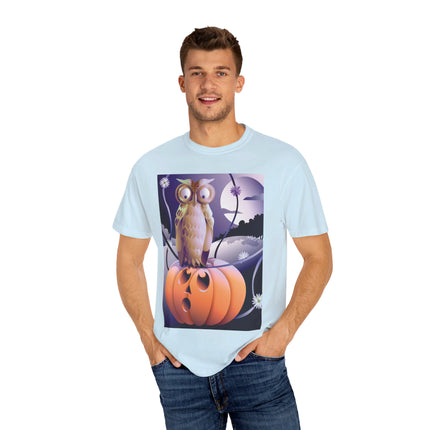 The Startled Pumpkin Unisex Garment-Dyed T-shirt