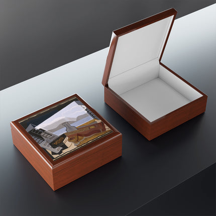 Open Window by Juan Gris Jewelry Box