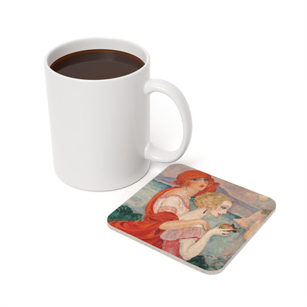 Sur la Route d'Anacapri by Gerda Wegener Cork Back Coaster