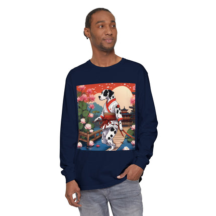 Doberman of the Rising Sun Long Sleeve T-Shirt