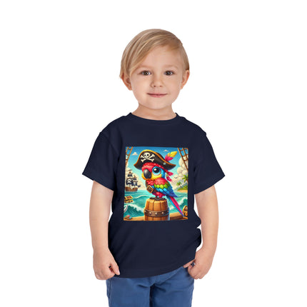 Captain Parrot and the Treasure Seas Toddler Short Sleeve Tee