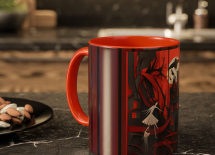 Halloween Night Scene Colorful Mugs (11oz, 15oz)