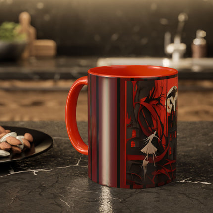 Halloween Night Scene Colorful Mugs (11oz, 15oz)