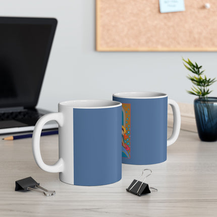 April & Diamond (from the Gem Series) by Sofia Chiostri Ceramic Mug 11oz