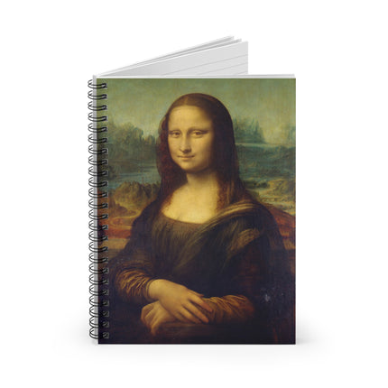Mona Lisa by Leonardo da Vinci Spiral Notebook - Ruled Line