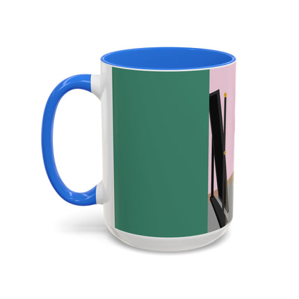 The Yellow Hat Colorful Mugs – 1920s Vogue Whimsy & Playful Elegance