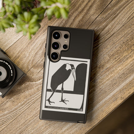 A Lame Marabou by Samuel Jessurun de Mesquita Phone Cases