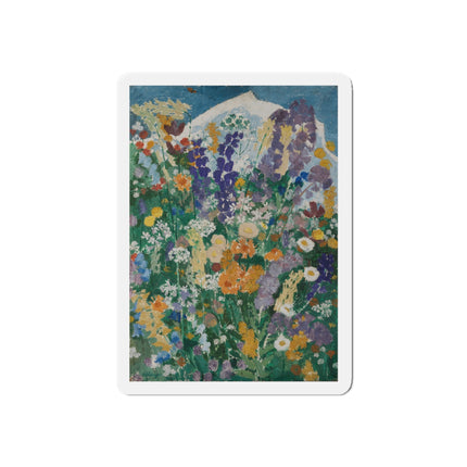 Flowers on the Mountain by August Babberger Die-Cut Magnets (5 Sizes)
