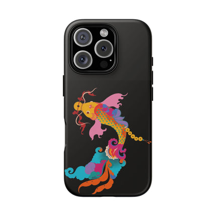 Golden Koi Phone Case – Lucky Swim & Vibrant Fortune
