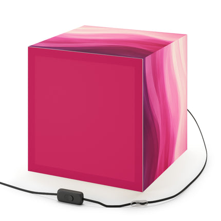 Autumn Serenade in Fuchsia and Pink Light Cube Lamp