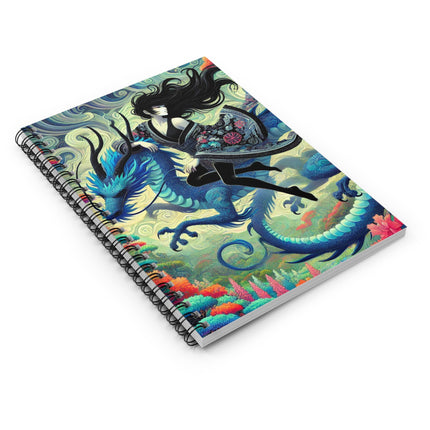 Mystic Guardian of the Sky Spiral Notebook - Ruled Line