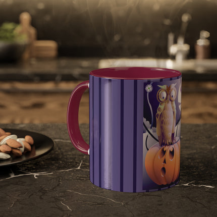 The Startled Pumpkin Colorful Mugs, 11oz