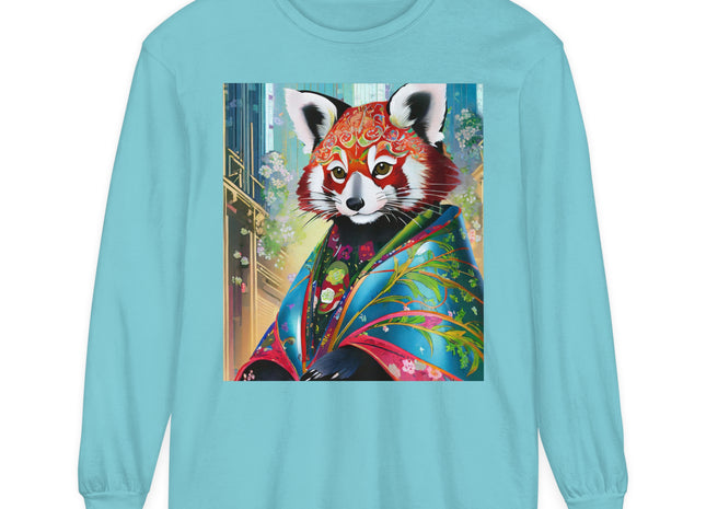 Cybernetic Red Panda Long Sleeve T-Shirt
