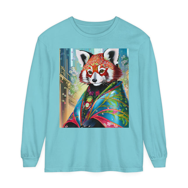 Cybernetic Red Panda Long Sleeve T-Shirt