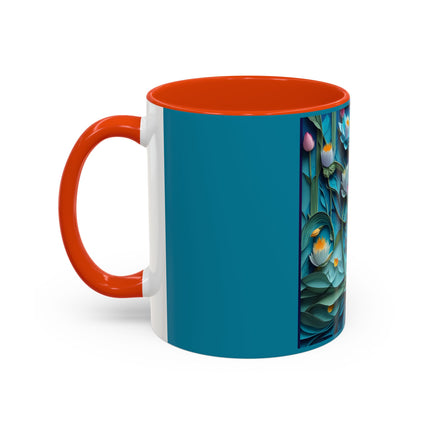 Ethereal Moonlit Lake Colorful Mugs (11oz, 15oz)
