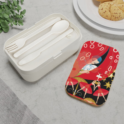Golden Pierrot Behind Scarlet Veils Bento Lunch Box