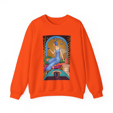 September & Sapphire (from the Gem Series) by Sofia Chiostri Heavy Blend™ Crewneck Sweatshirt