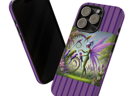 Lavender-Winged Fairy Phone Cases