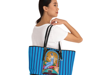 September & Sapphire (from the Gem Series) by Sofia Chiostri PU Leather Shoulder Bag