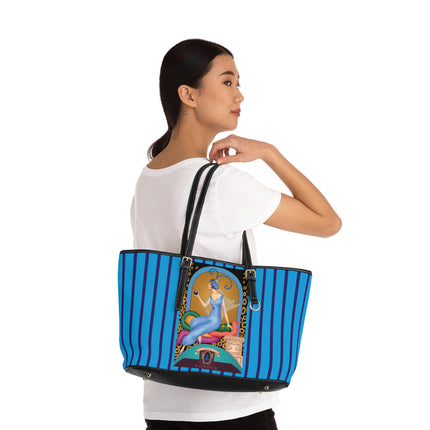 September & Sapphire (from the Gem Series) by Sofia Chiostri PU Leather Shoulder Bag