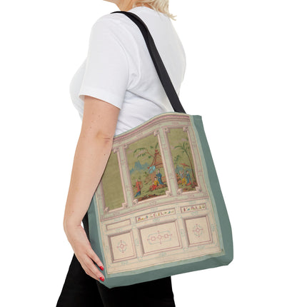 Chinoiserie scenes by Anonymous Tote Bag (AOP)