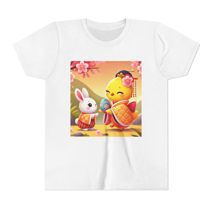 Whimsical Springtime Exchange Youth Short Sleeve Tee