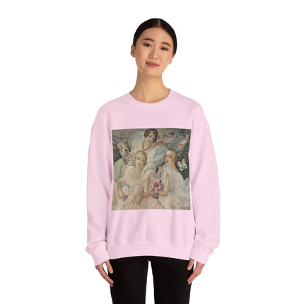 Les Femmes Fatales by Gerda Wegener Heavy Blend™ Crewneck Sweatshirt