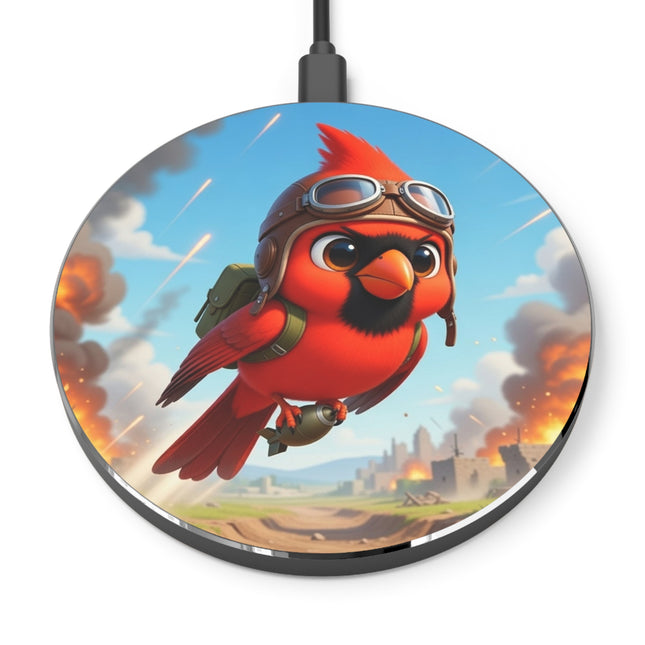 The Cardinal Dive Bomber Wireless Charger – Bold Flight & Fearless Adventure