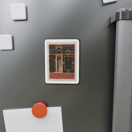 Pompeii Walls Pl.04 by Victor Steeger Die-Cut Magnets (5 Sizes)