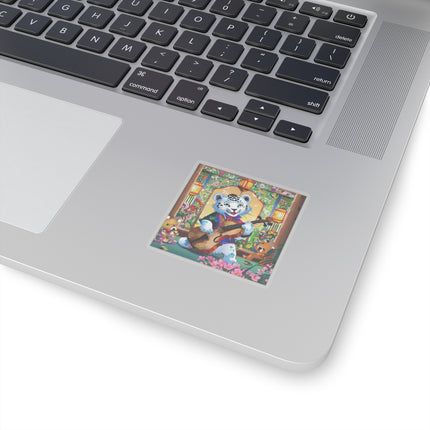 Melodies of the Snow Lion Cub Kiss-Cut Stickers (4 Sizes)