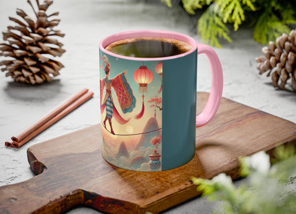 The Lantern Walker Colorful Mugs (11oz, 15oz)