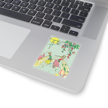 Moonlit Dance of Enchanting Fairies Kiss-Cut Stickers (4 Sizes)