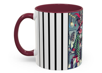 Whimsical Christmas Tea Party Colorful Mugs (11oz, 15oz)
