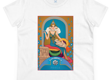April & Diamond (from the Gem Series) by Sofia Chiostri Women's Midweight Cotton Tee