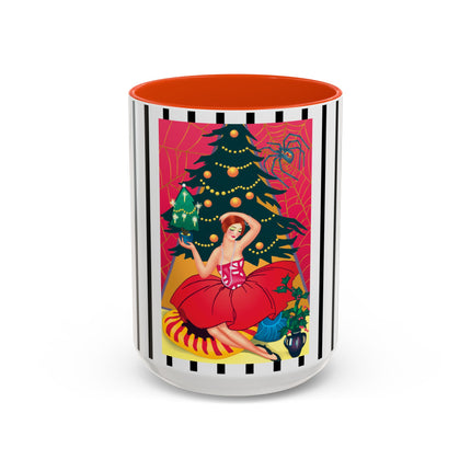 Art Deco Christmas Enchantment Colorful Mugs (11oz, 15oz)