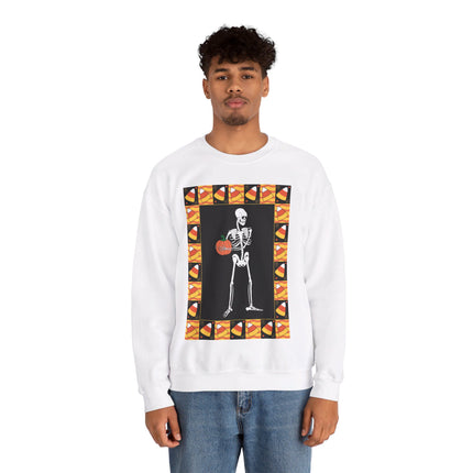 Candy Corn Skeleton Unisex Heavy Blend™ Crewneck Sweatshirt