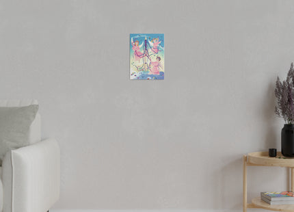 Angelic Revelry Matte Canvas, Stretched, 0.75"
