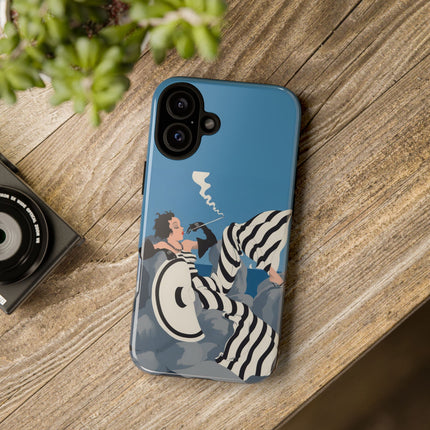 Art Deco Smoker Phone Case – Glamorous Lounging & Timeless Allure