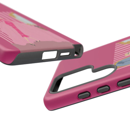 Lady in Pink Phone Case – Graceful Sophistication