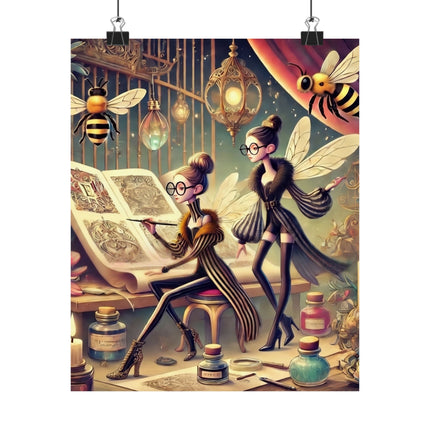 🧚✒️ Fairy Designers Matte Vertical Poster – Whimsical Creativity & Enchanted Craft