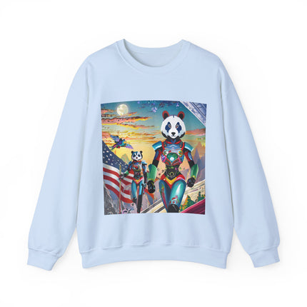 Cyber Punk Robots Unisex Heavy Blend™ Crewneck Sweatshirt