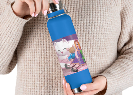 Joy of Friendship Copper Vacuum Insulated Bottle, 22oz