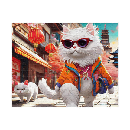 Fashionista Feline Puzzle (110, 252, 520, 1014-piece)