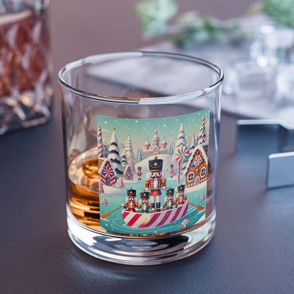 Nutcracker Candy-Striped Adventure Rocks Glass, 10oz