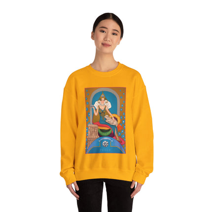 April & Diamond (from the Gem Series) by Sofia Chiostri Heavy Blend™ Crewneck Sweatshirt