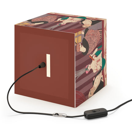 La Loge by George Barbier Light Cube Lamp