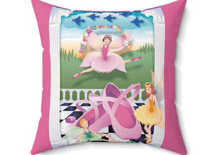 Graceful Enchantment Spun Polyester Square Pillow