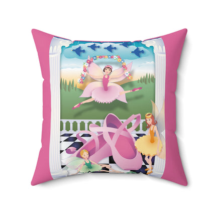 Graceful Enchantment Spun Polyester Square Pillow
