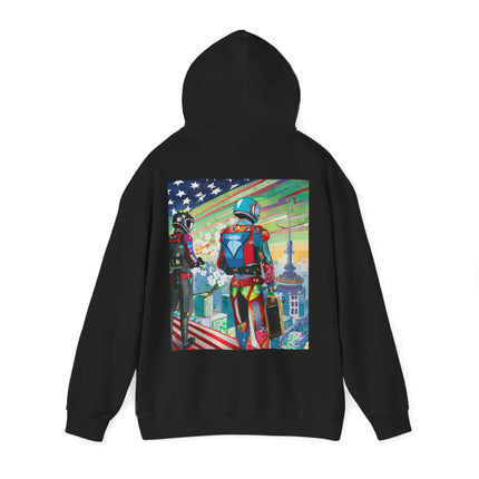 NSA Cyber Punk Computer Hacking Team – Heavy Blend™ Hooded Sweatshirt